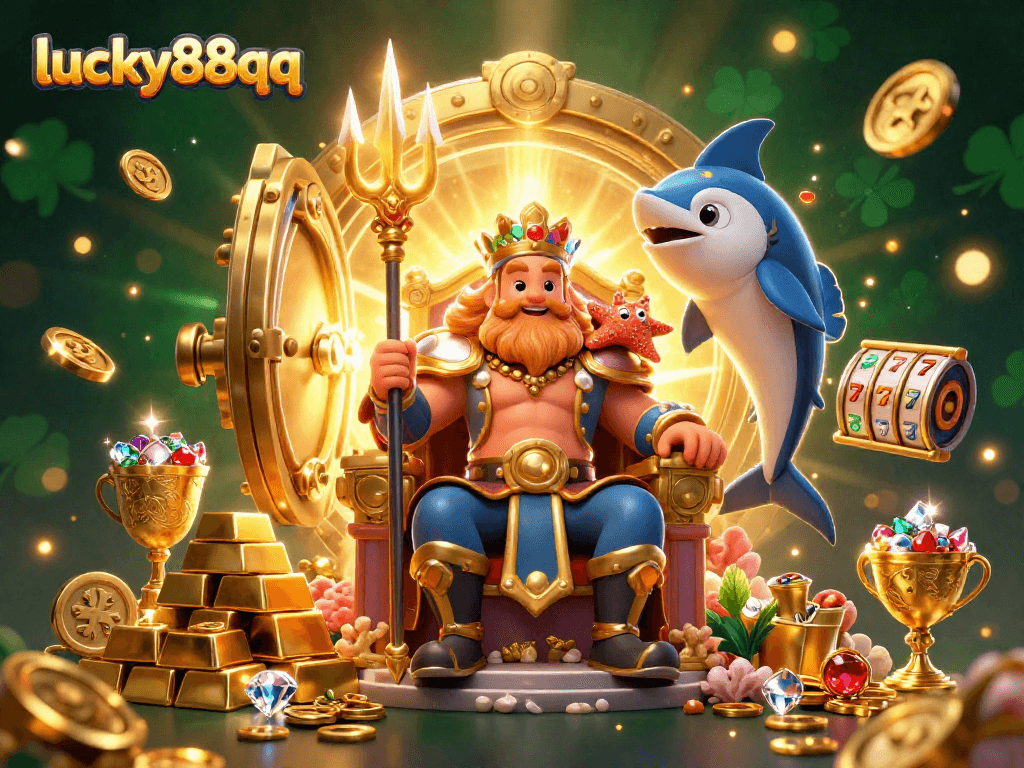Engage with lucky88qq's thrilling slot adventure featuring Neptune and treasure galore.