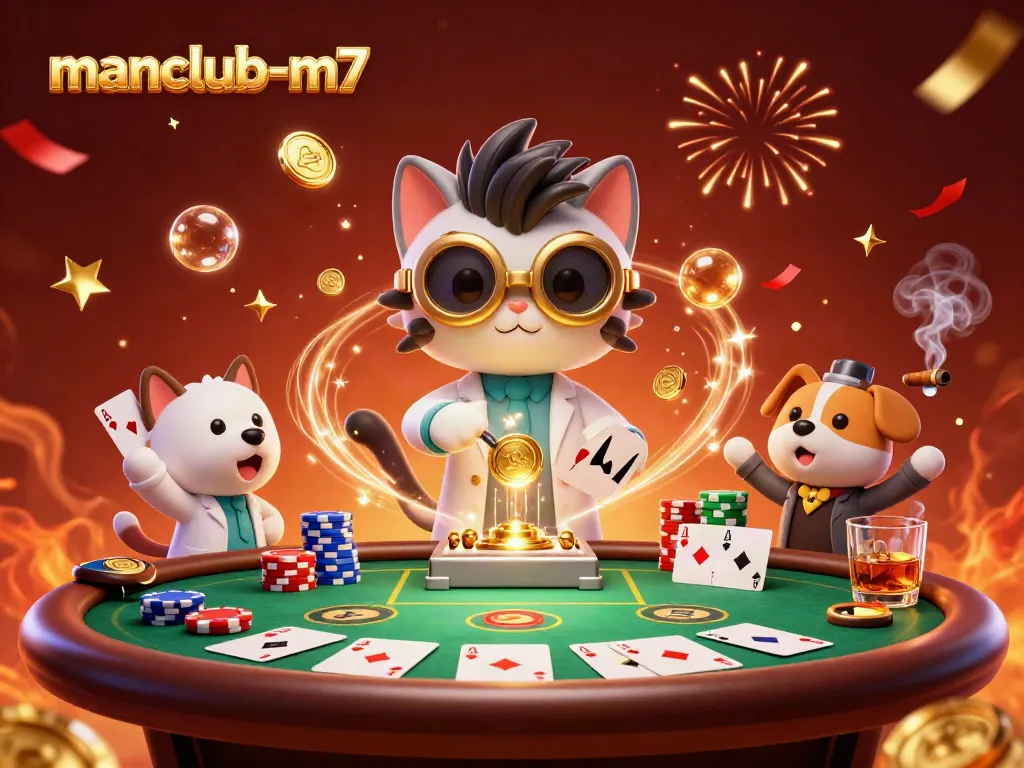 Experience winning moments at manclub-m7 with a vibrant casino scene filled with excitement.