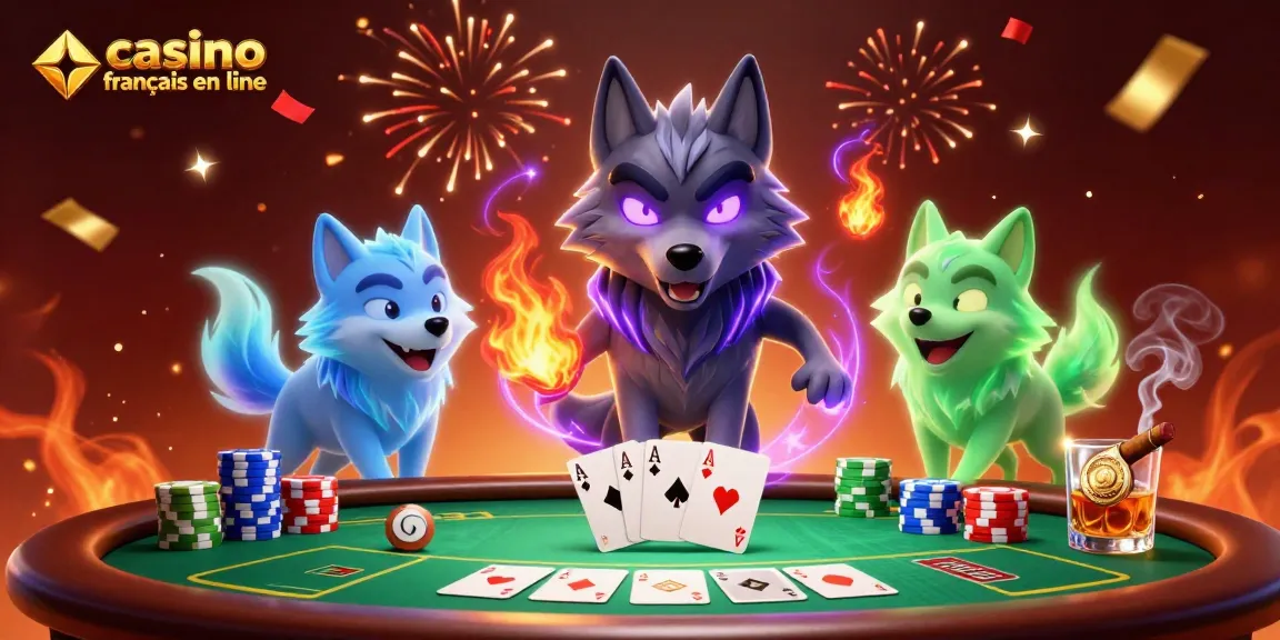 Jouez avec succès sur casino français en ligne avec cette illustration captivante de l'univers du poker.