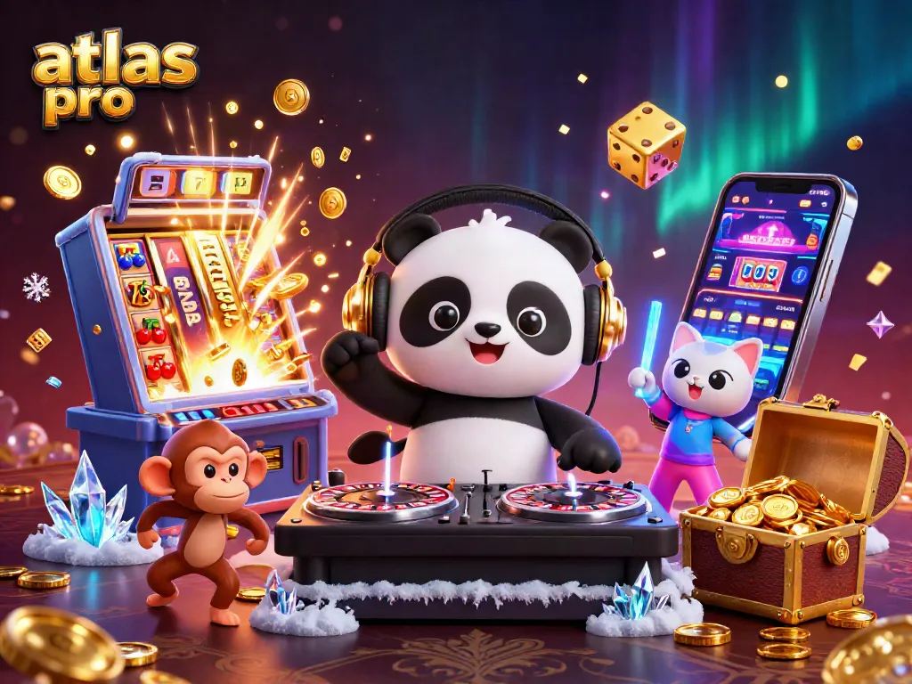Atlas Pro : Vivez l'excitation du jackpot avec une machine à sous explosant de pièces.