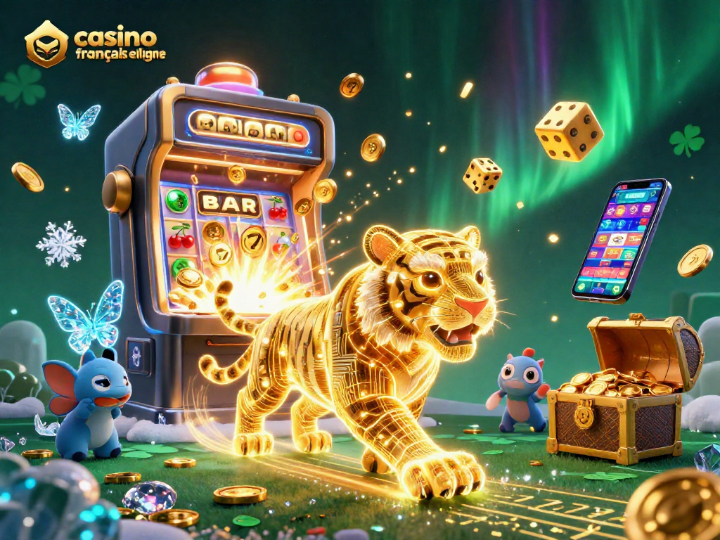 Gagnez de l'argent sur le casino français en ligne avec des jackpots lumineux et des éléments de jeu dynamiques.
