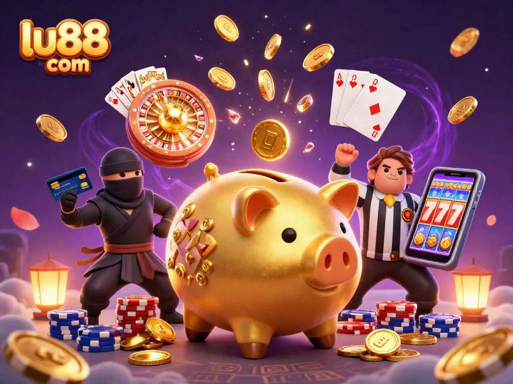 Engage with lu88 com's thrilling casino action featuring cartoon characters and dynamic gaming elements.