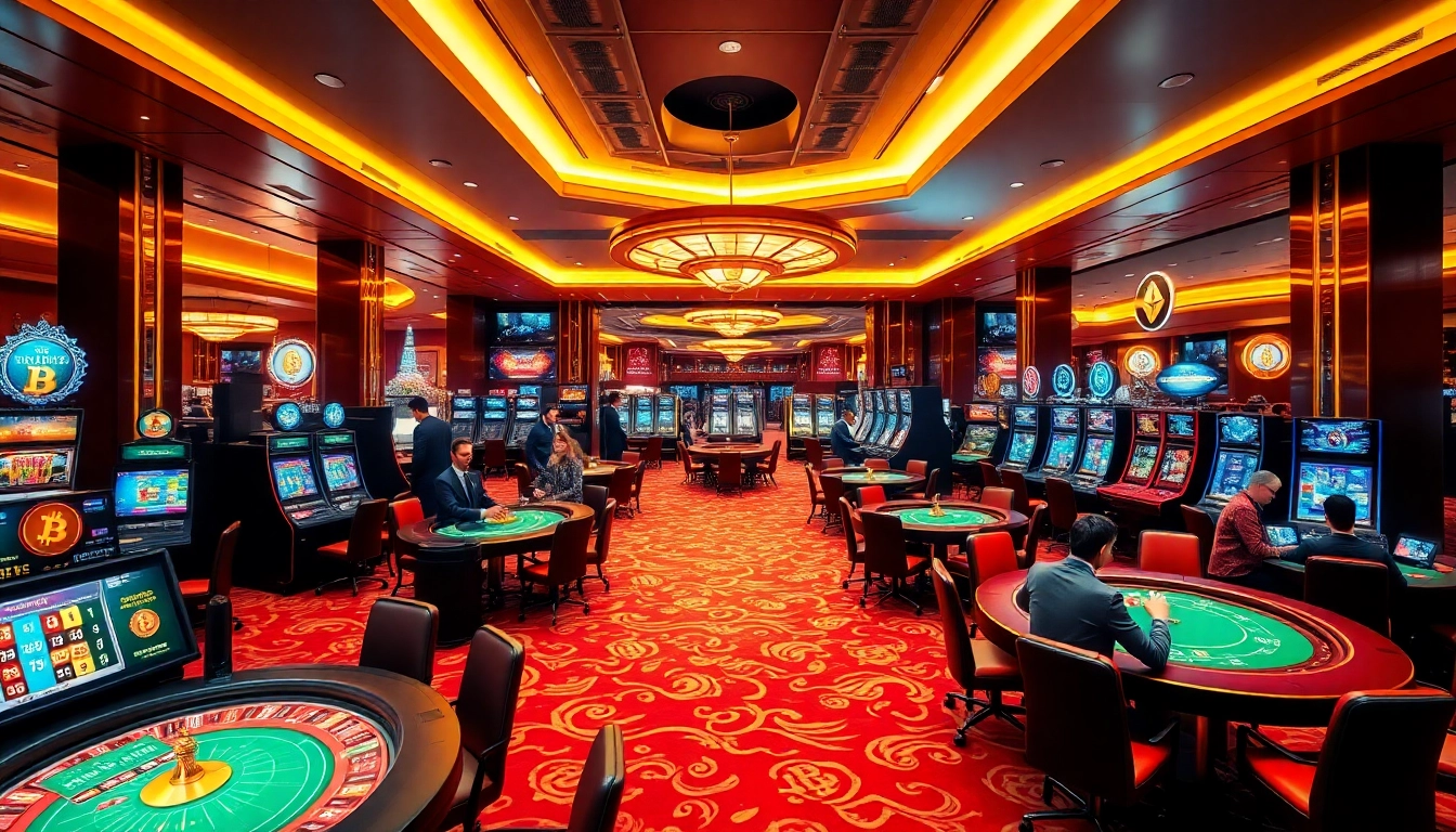 Experience the excitement of casino crypto en ligne with vibrant gaming action and luxurious design.