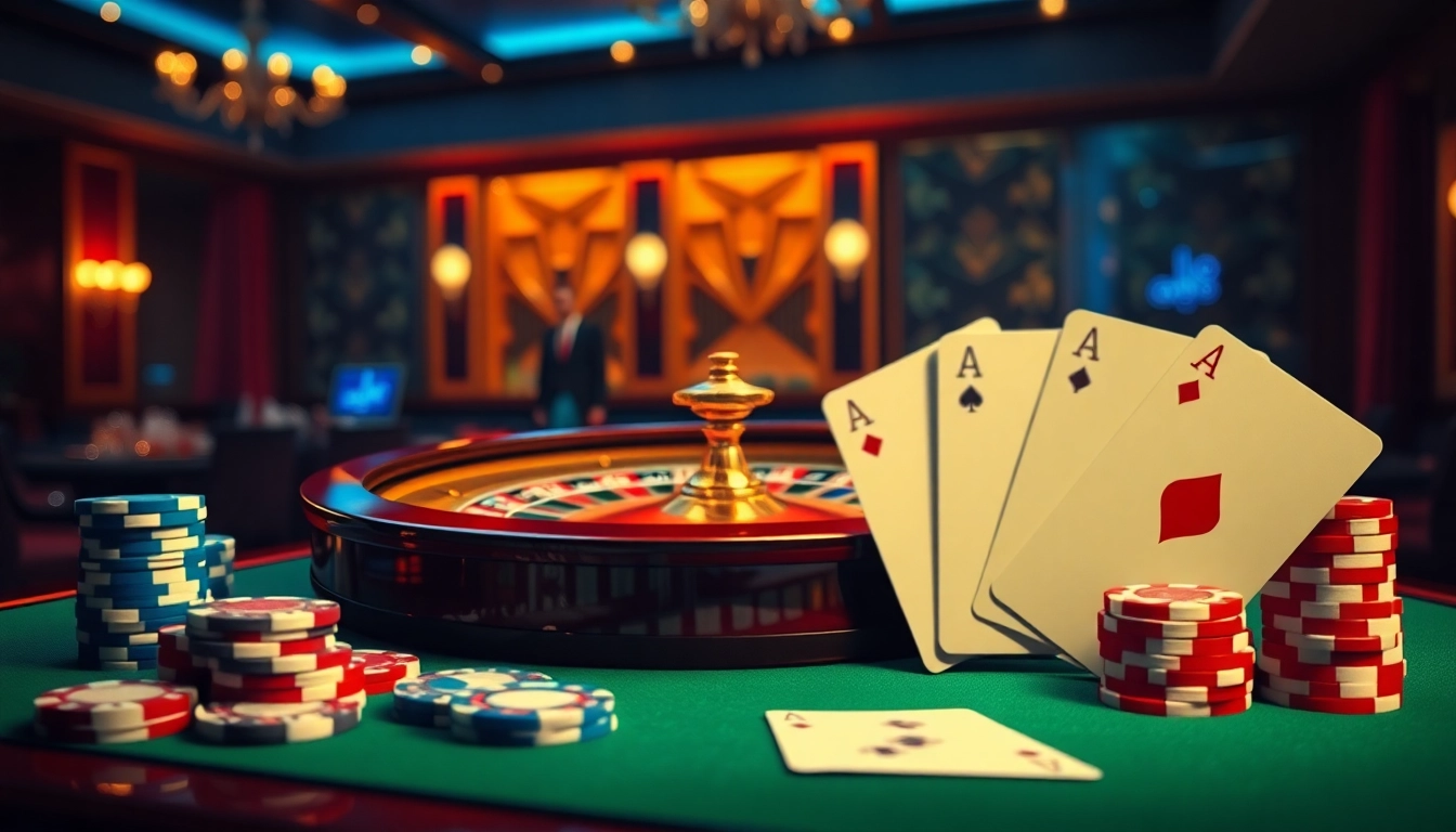 Experience the excitement of site de pari en ligne with vibrant casino visuals.