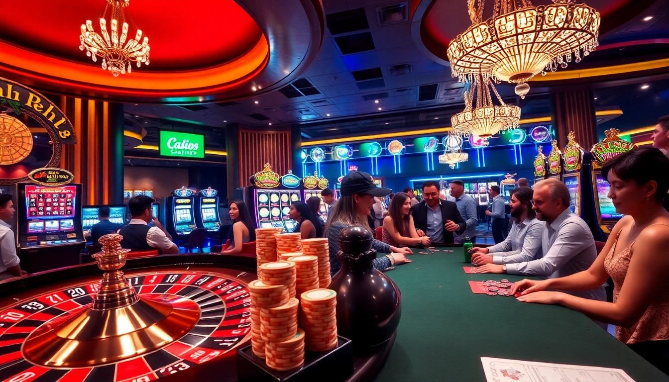 Experience excitement at 15lc88 with luxury casino games, chips, and roulette.