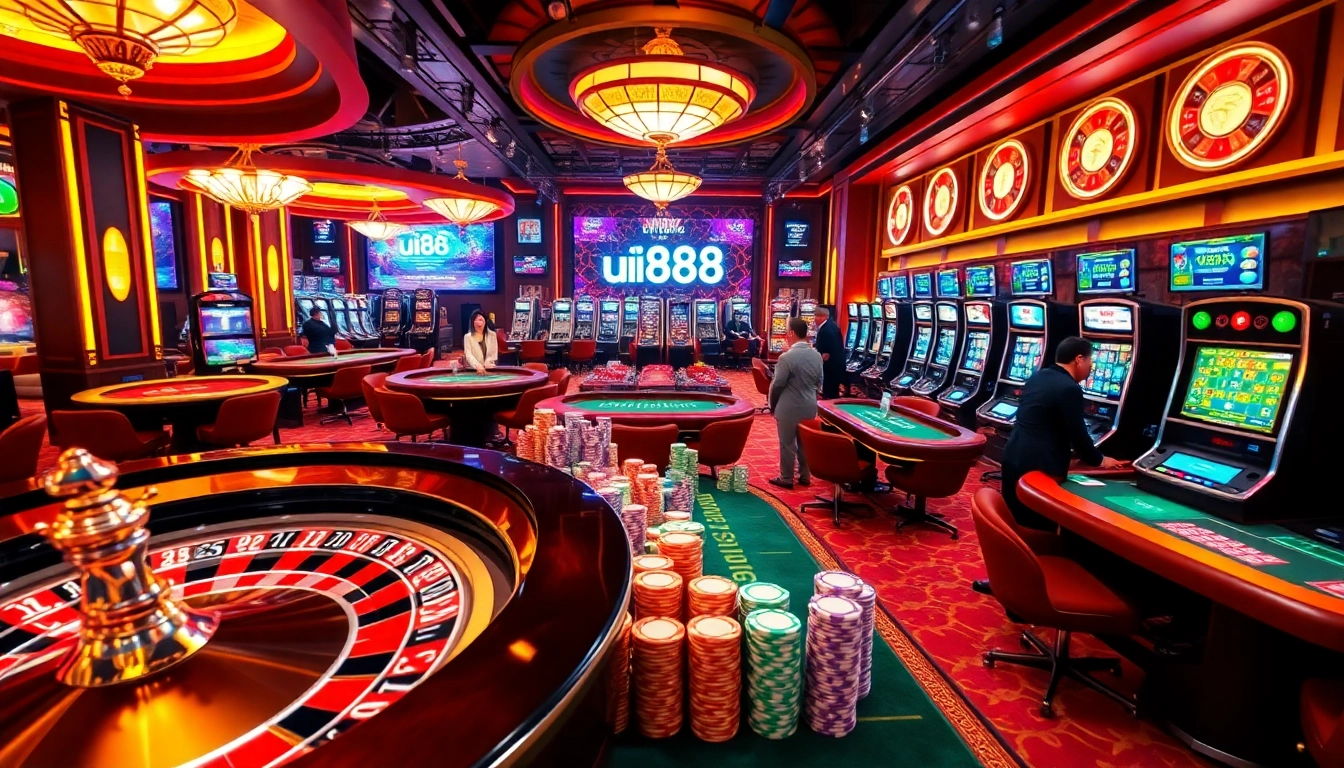 Experience high-stakes excitement at uu8888 with vibrant casino games and immersive gambling environments.