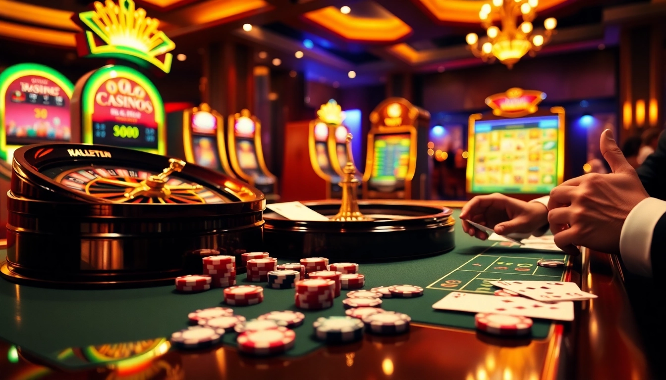Experience excitement at a casino crypto en ligne with vibrant games and engaging betting activities.