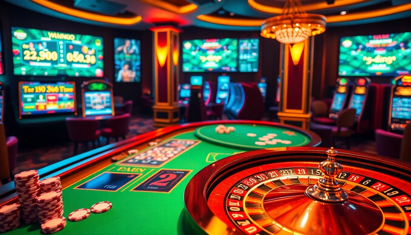 Experience the thrill of winning at https://32wincasino.com/ with dynamic casino visuals featuring roulette and poker.