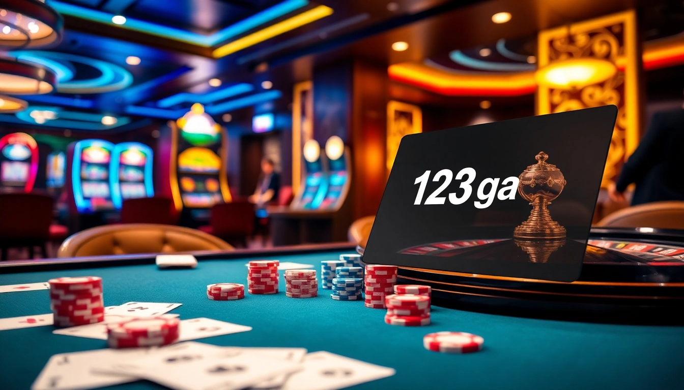Experience the vibrant world of gambling at trang chủ 123ga, featuring exciting poker action and elegant casino ambiance.
