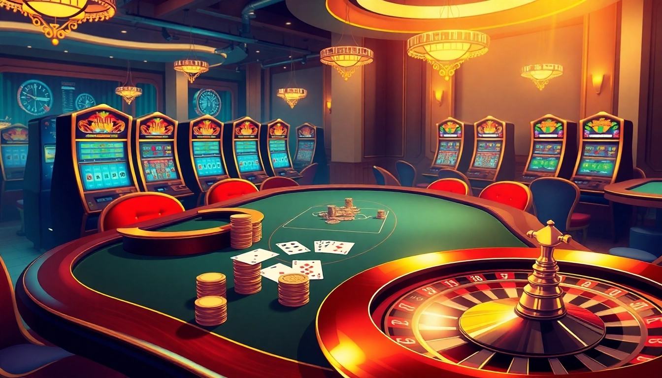 Engage in thrilling casino gaming at https://68vip.co/ with luxurious poker tables and slot machines.