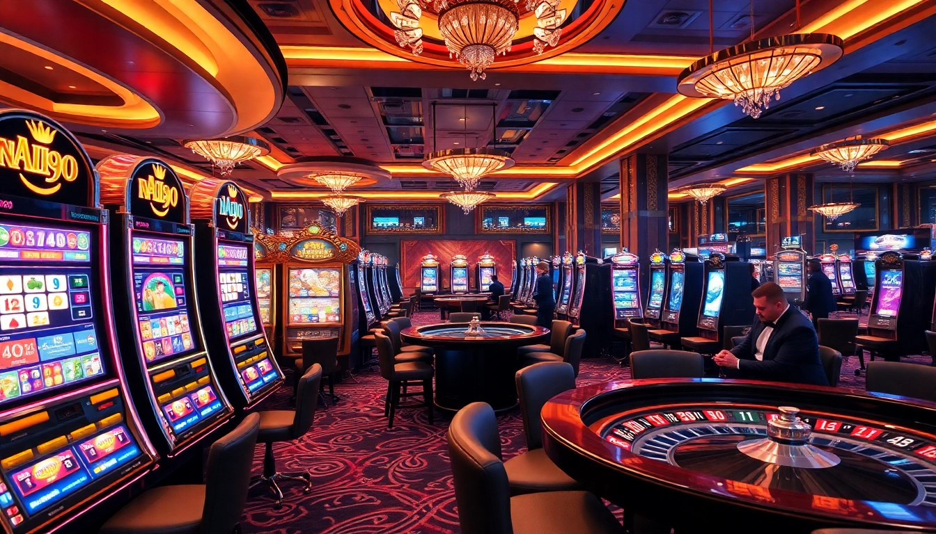 Experience the excitement at Nohu90 casino with lively slot machines and thrilling card games.
