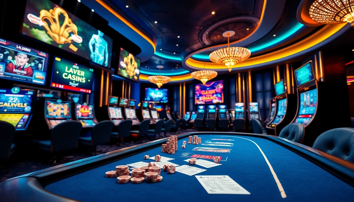 Découvrez l'excitation des nouveaux casinos en ligne avec des jeux immersifs et des éléments de casino vibrants.