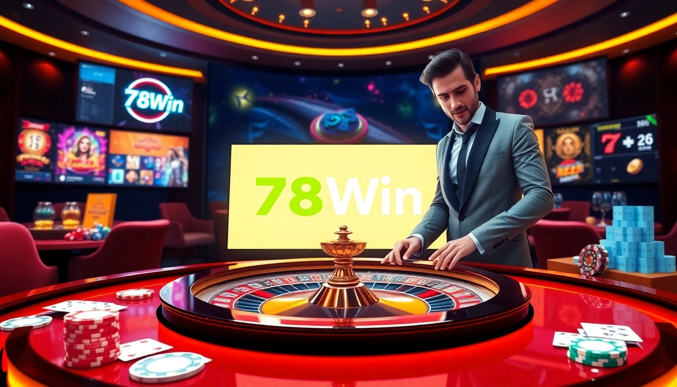 Experience thrilling gameplay at 78Win with vibrant casino games and exciting betting action.