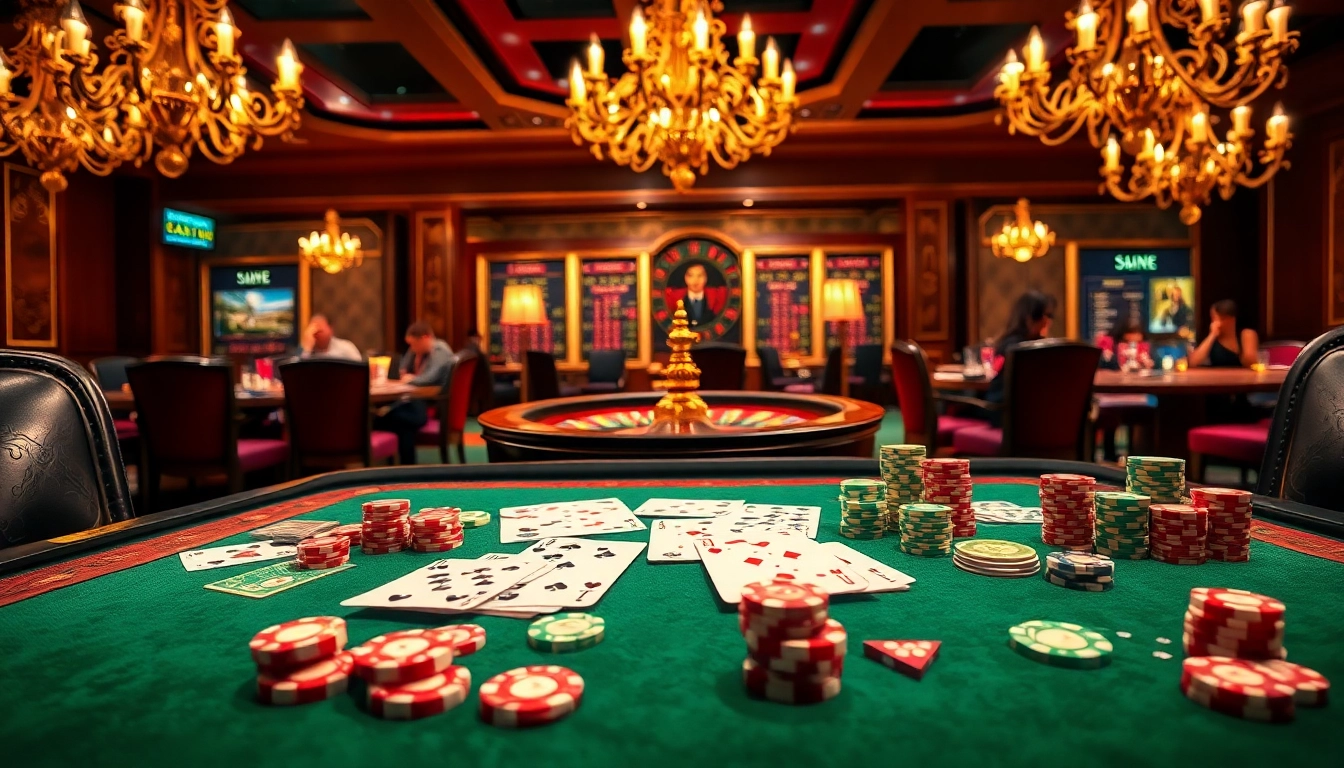 Experience the excitement of the Top game bài đổi thưởng with vibrant casino elements and thrilling gameplay.