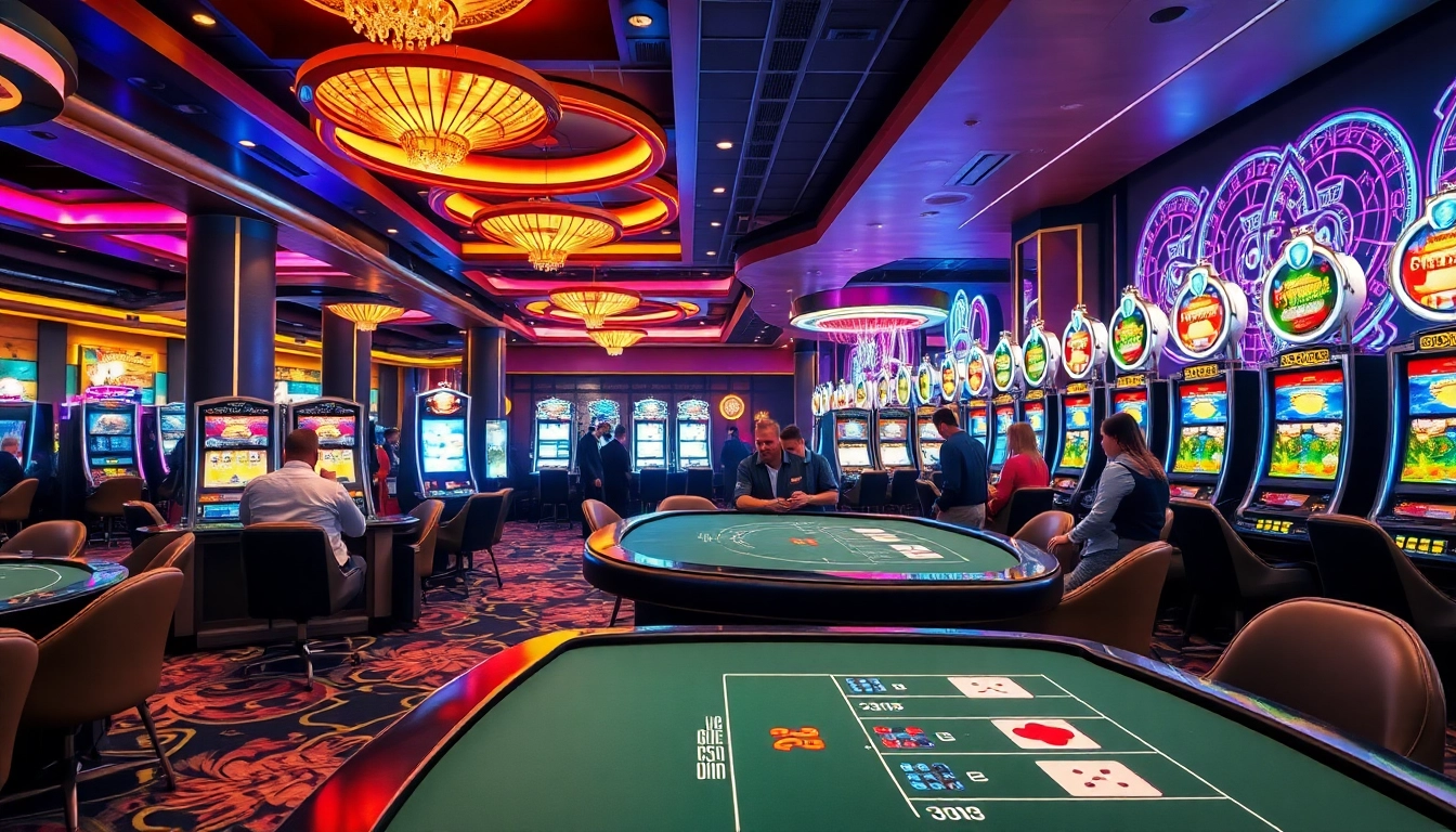 Retrait immédiat dans un casino en ligne où des joueurs s'amusent. related image