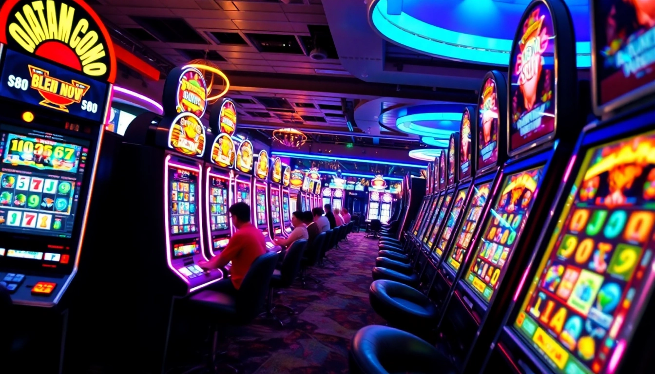Jouer aux machines à sous en ligne avec des graphismes colorés et réalistes dans un casino dynamique. related image